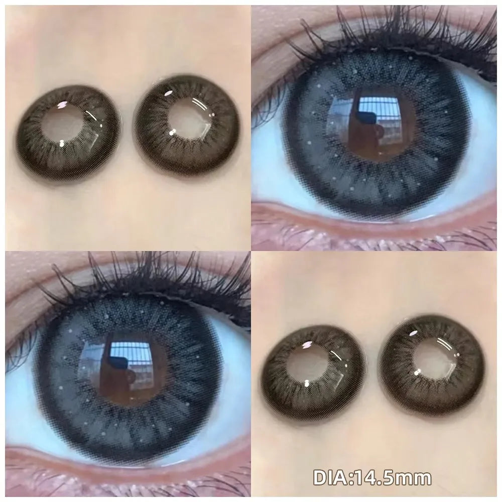 Lentilles de Contact Colorées OVOLOOK avec Correction – 9 Teintes, Myopie 0 à -8.00