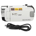 Caméra Numérique 1080p 16MP – Écran Rotatif 2,4", Zoom 16x, Lumière d’Appoint, Anti-Choc – CLEVI Paris