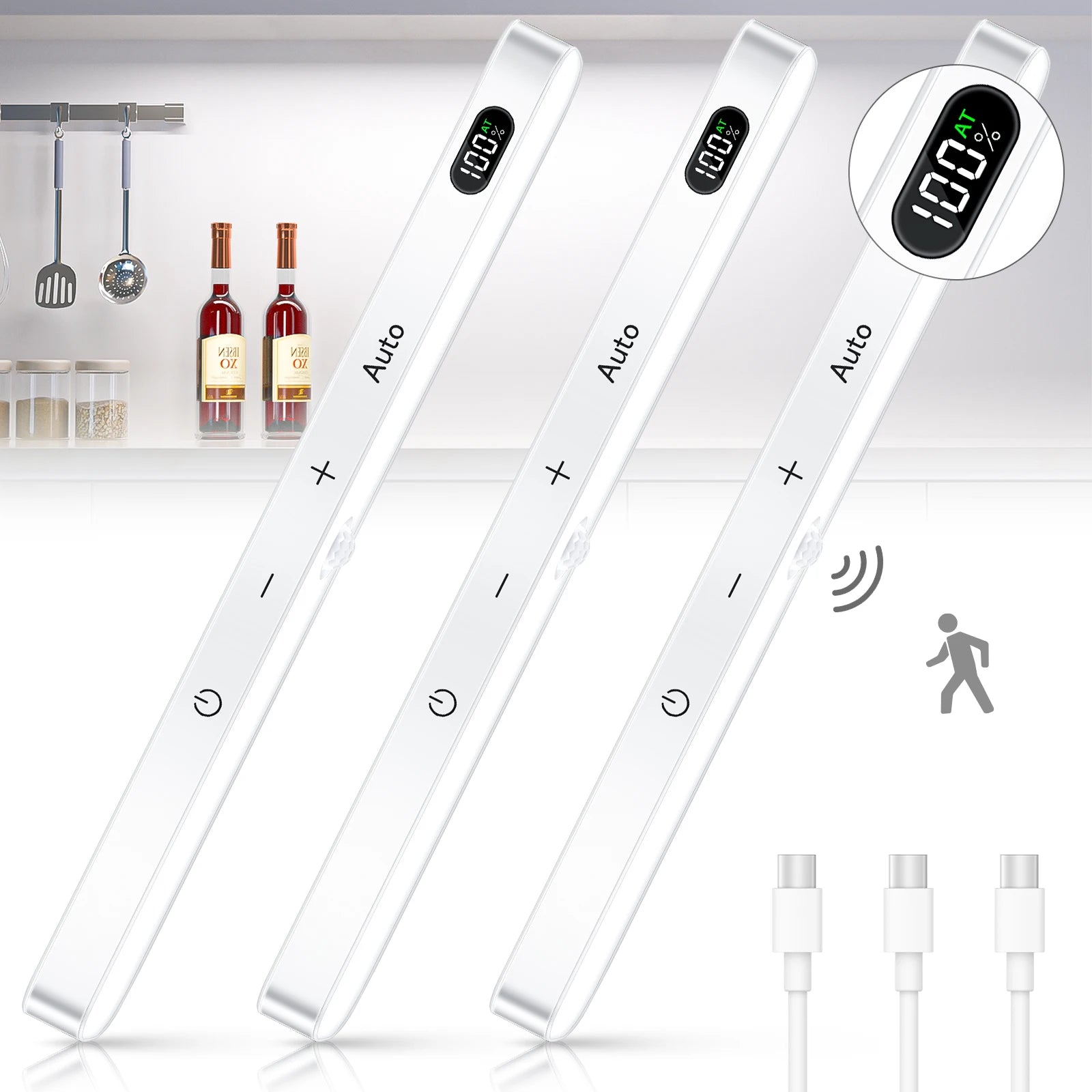 Barre LED Tactile 60 LED Capteur de Mouvement — CLEVI Paris
