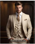 Costume Homme 3 Pièces Veste Gilet Pantalon – CLEVI Paris