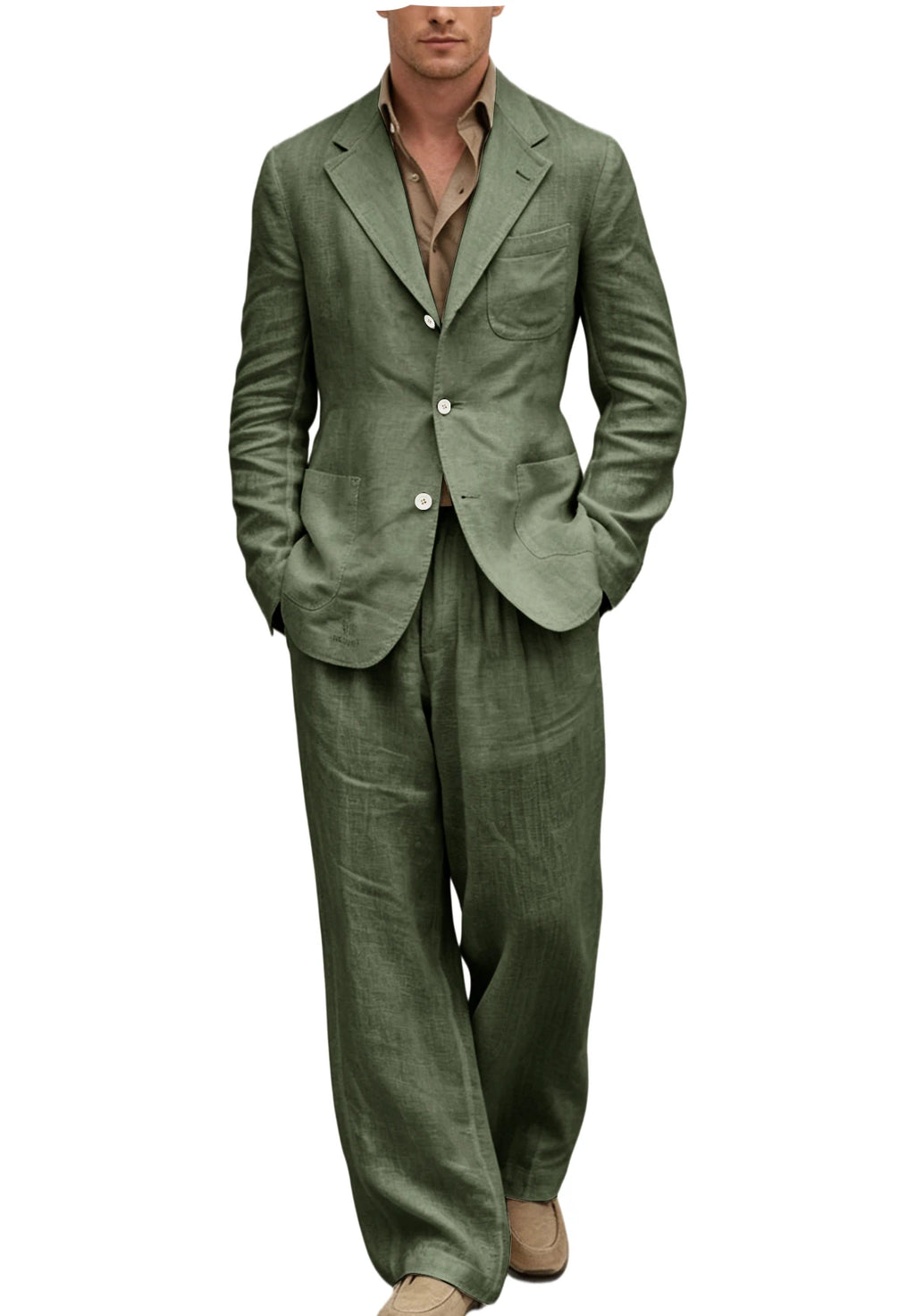 Costume Homme 2 Pièces en Lin – CLEVI Paris