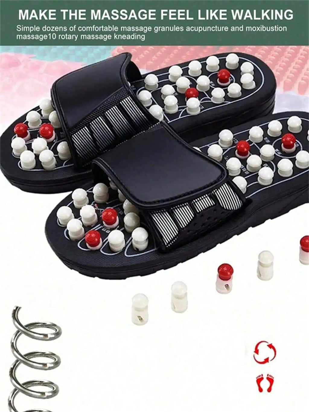 Sandales de massage par points d’acupression – CLEVI Paris