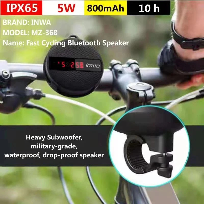 AyeBeau Enceinte Bluetooth Portable IPX7 Outdoor Vélo Mains Libres – CLEVI Paris