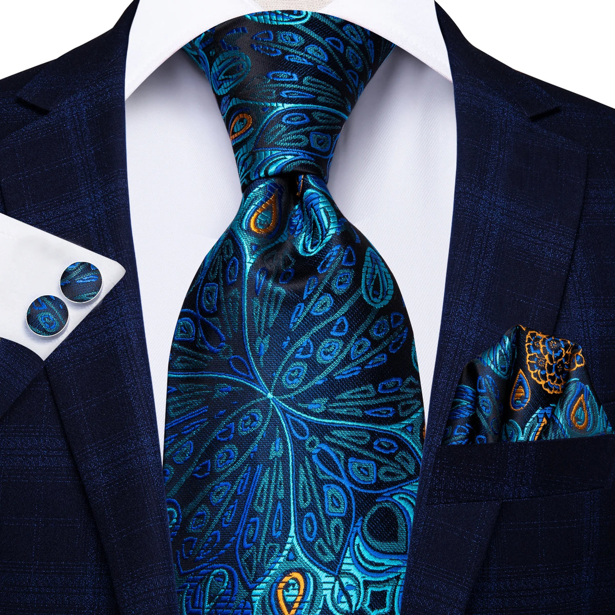 Ensemble cravate homme rayée – CLEVI Paris