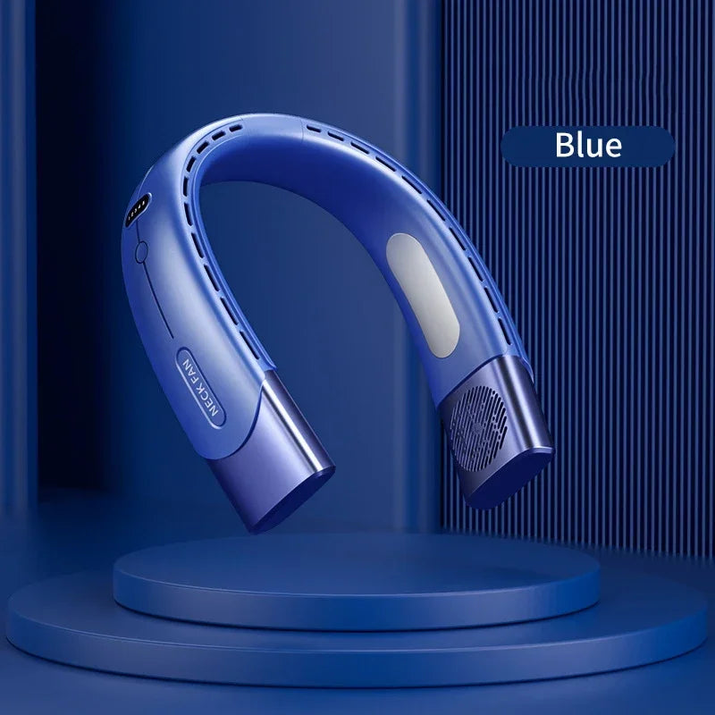 Ventilateur Tour de Cou JPNPL Rafraîchissant 4000mAh Rechargeable Climatiseur Sport – CLEVI Paris