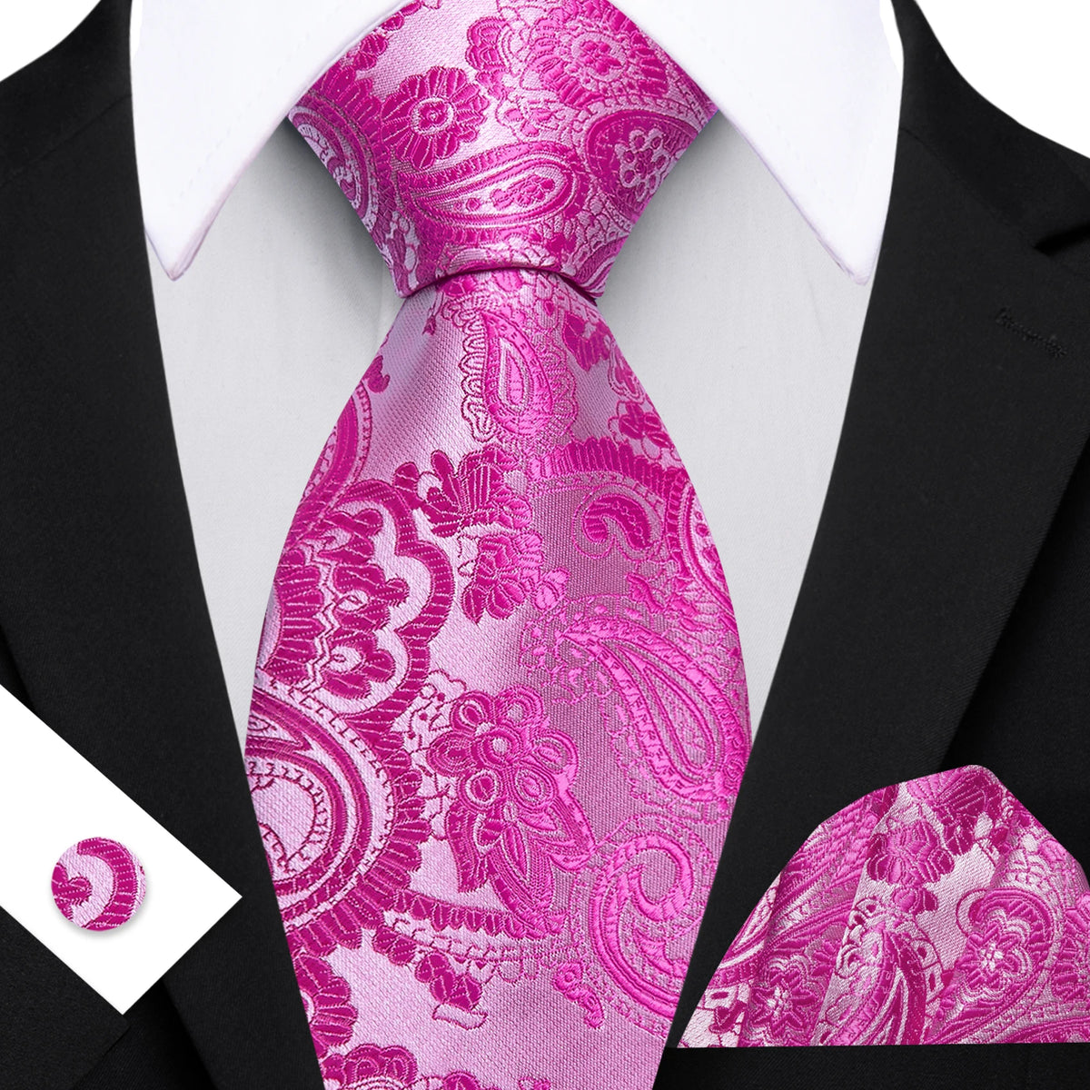 Ensemble cravate homme floral – CLEVI Paris