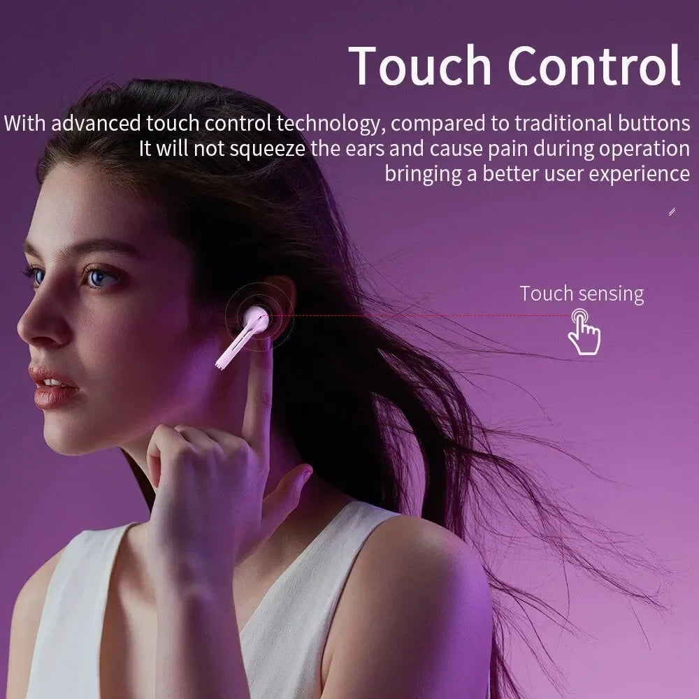 Écouteurs TWS Sport Sans Fil Bluetooth – HiFi Stéréo Waterproof Micro Contrôle Volume Gaming – CLEVI Paris