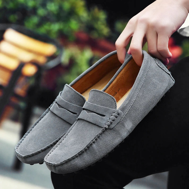 Mocassins Cuir Véritable Homme Slip-On Confort | 10 Coloris – CLEVI Paris