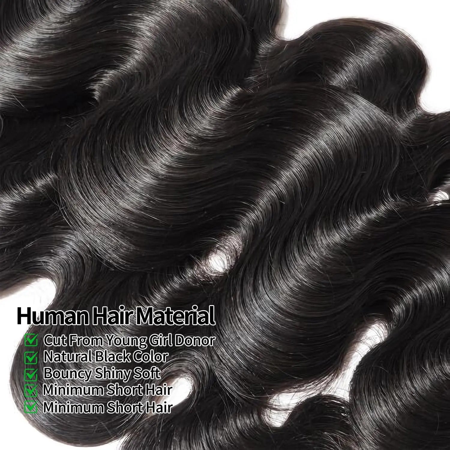 Bundles Body Wave Cheveux Humains Brésiliens Remy Hair 12A Double Weft Couleur Naturelle 6-40 Pouces – CLEVI Paris