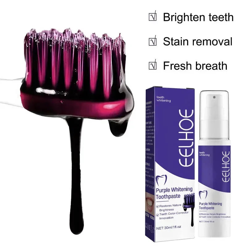 Sérum Dentifrice Blanchissant Eelhoe | Blanchiment, Soin Gencives & Haleine Fraîche | Format Pompe 30ml – CLEVI Paris