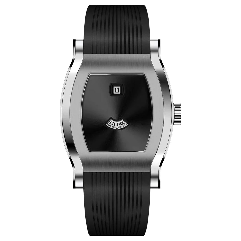 Specht & Söhne Montre Automatique Homme Heure Sautante Seagull ST1721 Saphir Tonneau 34mm – CLEVI Paris