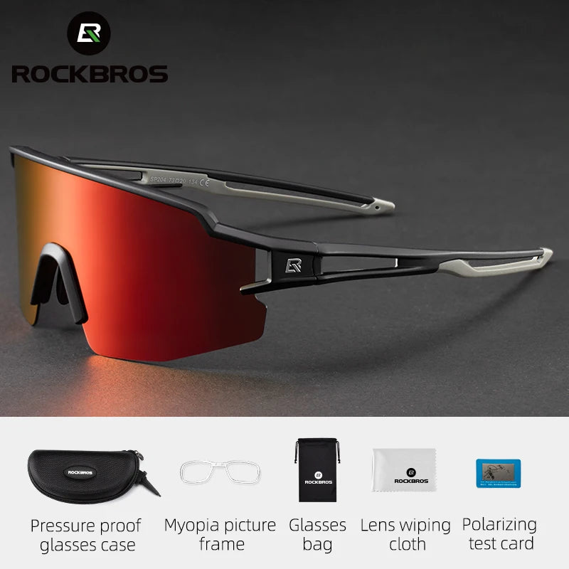 Lunettes de Cyclisme Polarisées UV400 avec Monture Myopie – CLEVI Paris