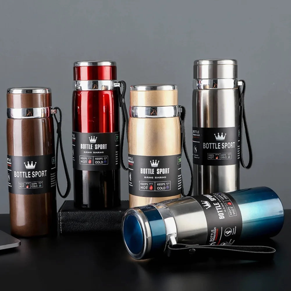 Gourde Thermos 1 L | Acier Inoxydable Double Paroi, Sans BPA – CLEVI Paris