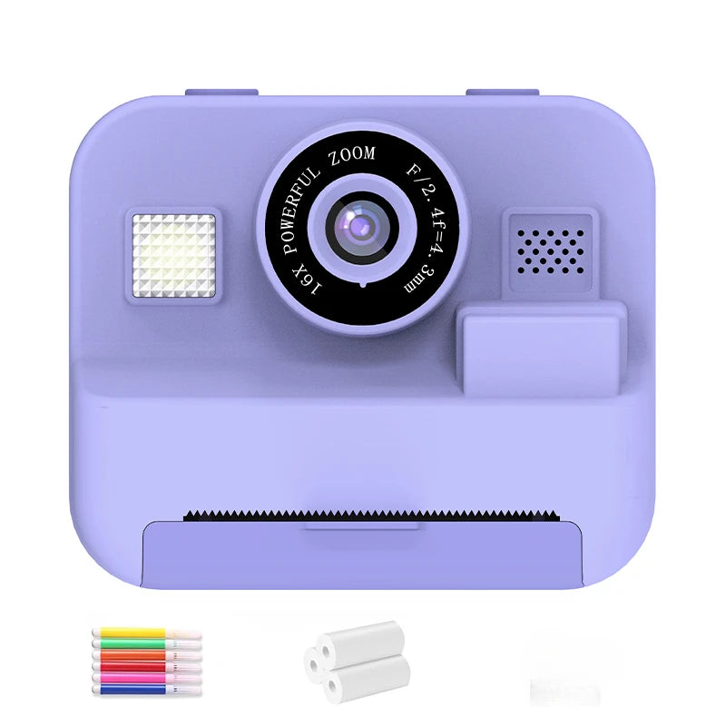 Appareil Photo Instantané Enfant 48MP – Impression Thermique, Écran 2.4", Vidéo 1080P