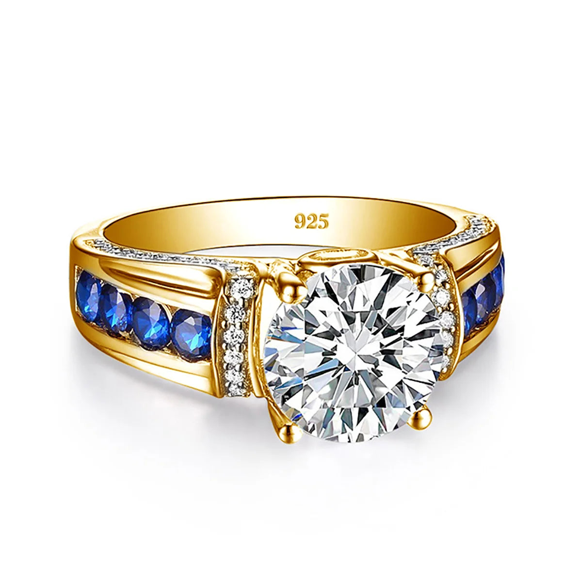 Bague Femme Moissanite 2ct D VVS1 Argent 925 Certifiée – CLEVI Paris
