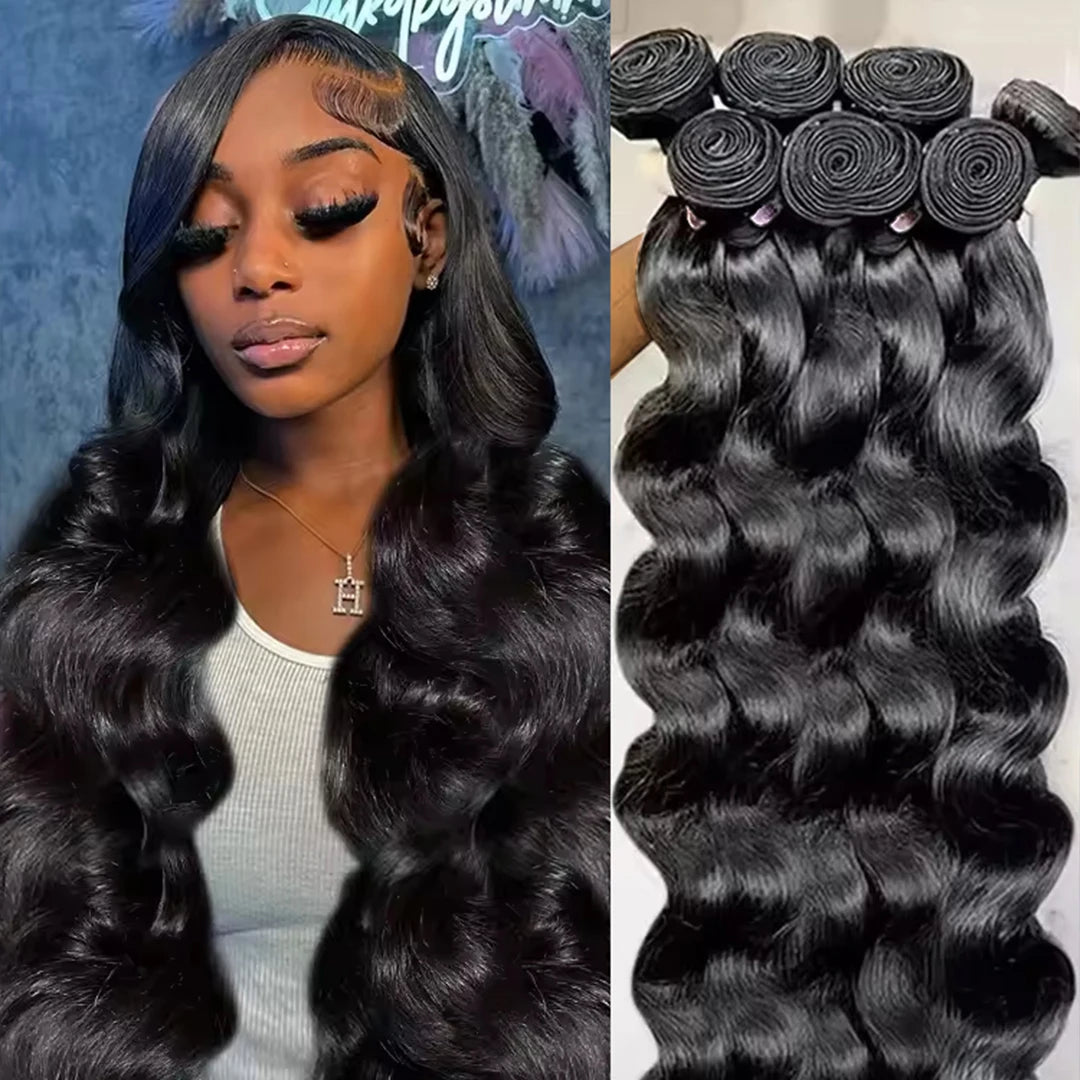 Extensions Cheveux Humains Body Wave Brésiliennes Remy 16A — CLEVI Paris
