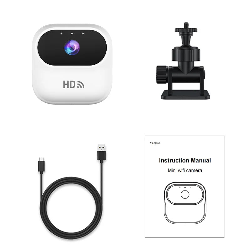 Mini Caméra WiFi A800 1080P – Surveillance & Détection de Mouvement – CLEVI Paris