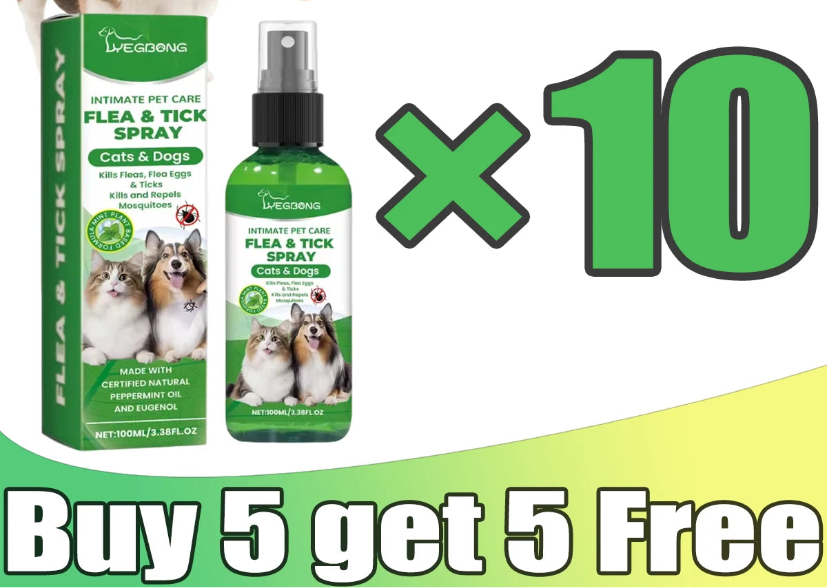 Spray anti-puces pour chiens et chats – CLEVI Paris