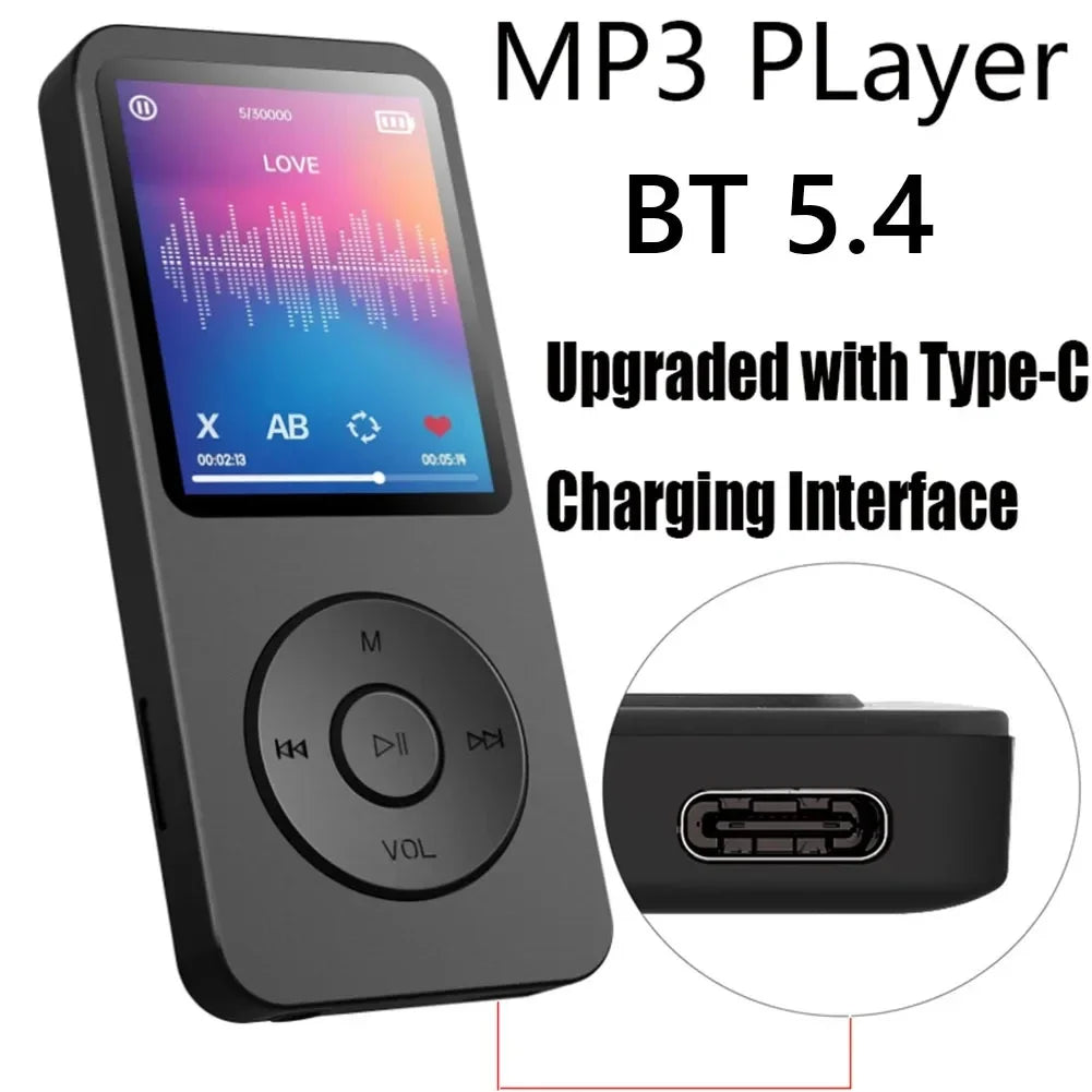 H96 MAX Lecteur MP3 Bluetooth 5.4 USB-C Écran 1,8" FLAC TF 128Go FM Sport – CLEVI Paris