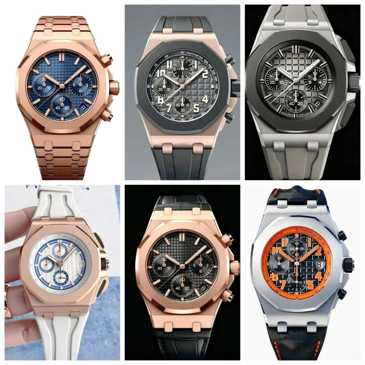 Montre Quartz Homme Sport Chronographe F23R Acier Lumineux Étanche – CLEVI Paris