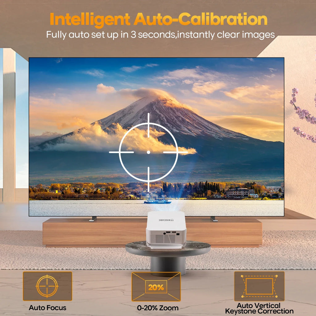 Magcubic HY300Max Projecteur Android 14 720P 4K 8K 400 ANSI Autofocus WiFi 6 BT 5.4 – CLEVI Paris