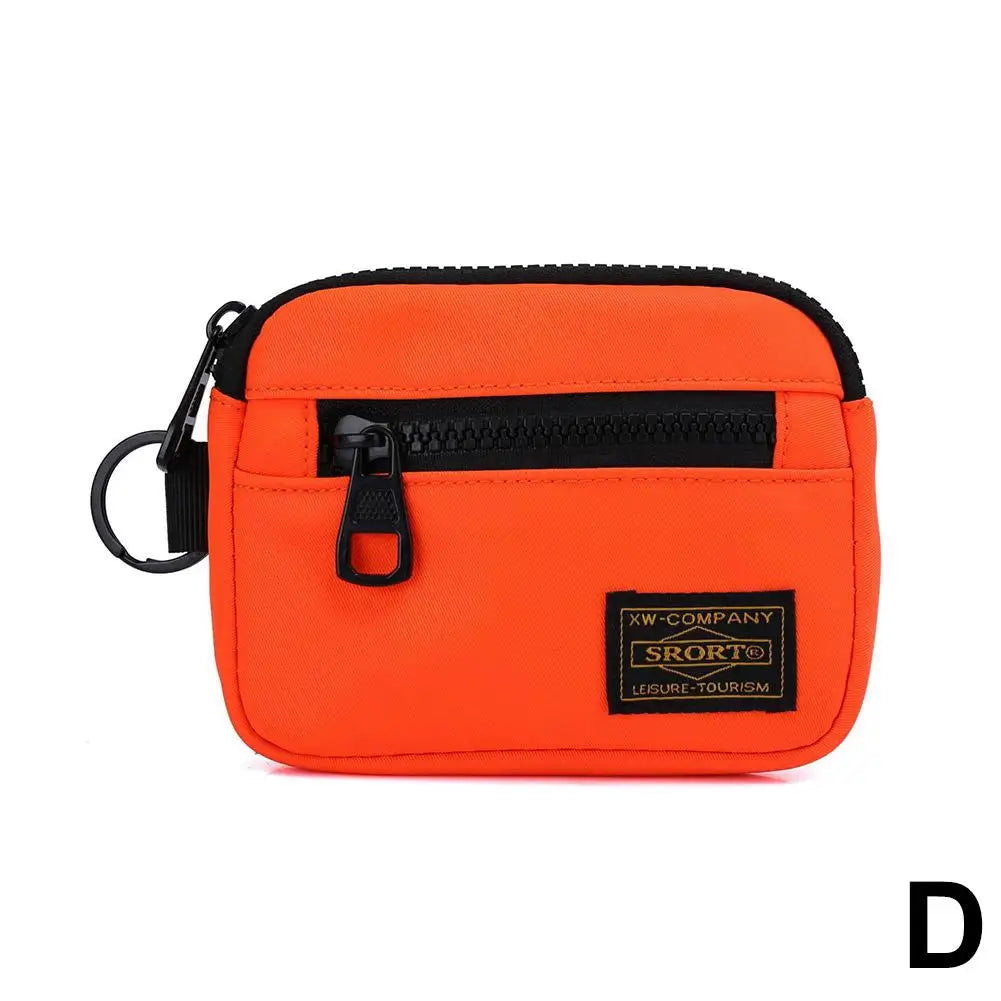 Porte-Monnaie Oxford Zipper Compact Unisexe — CLEVI Paris