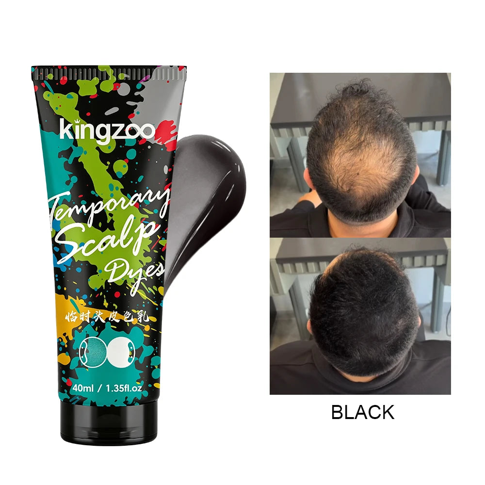 Correcteur Capillaire Homme Waterproof Noir & Brun Anti-Calvitie 40ml – CLEVI Paris