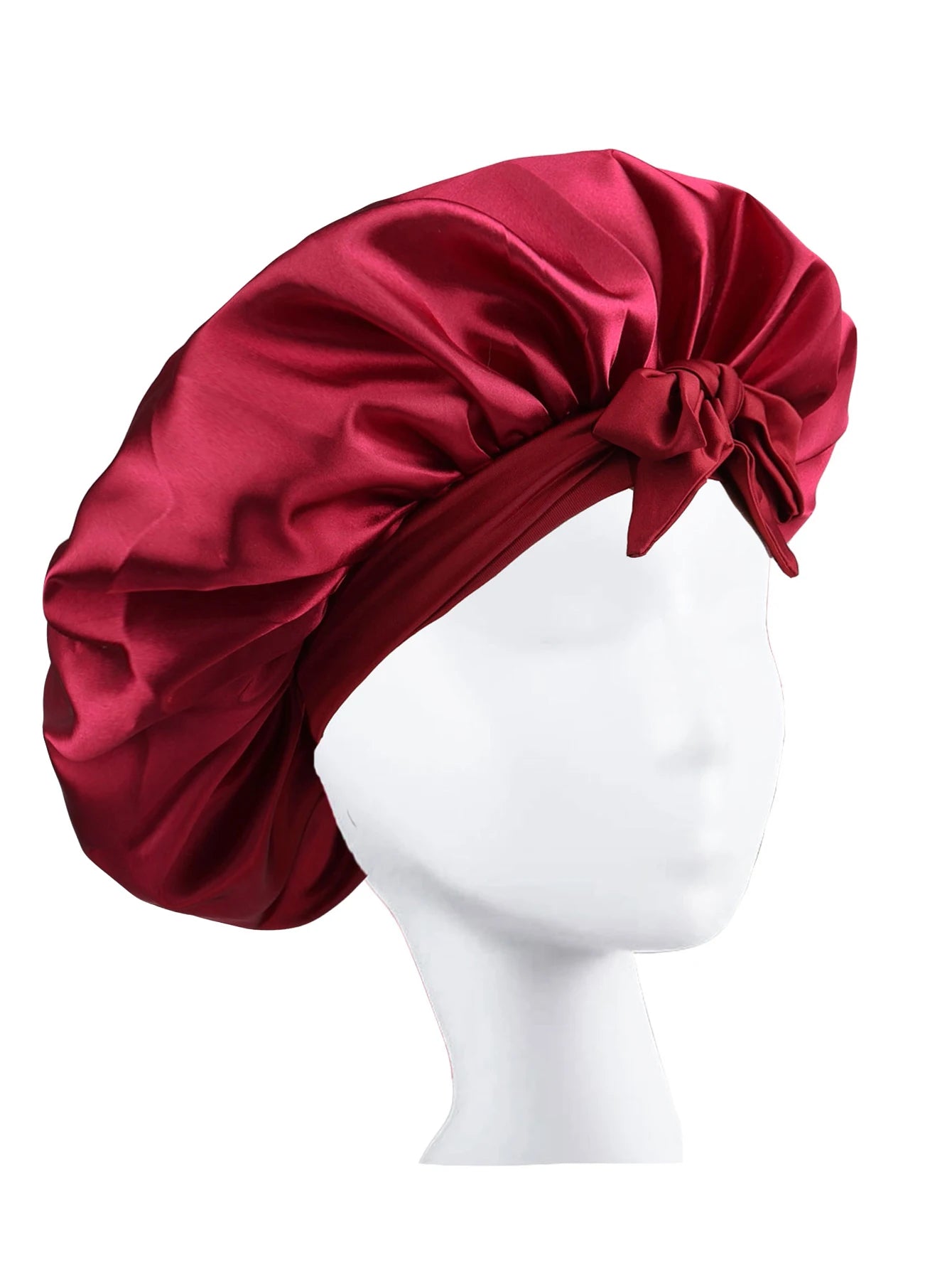Bonnet de Nuit Satin Cheveux Bouclés — CLEVI Paris