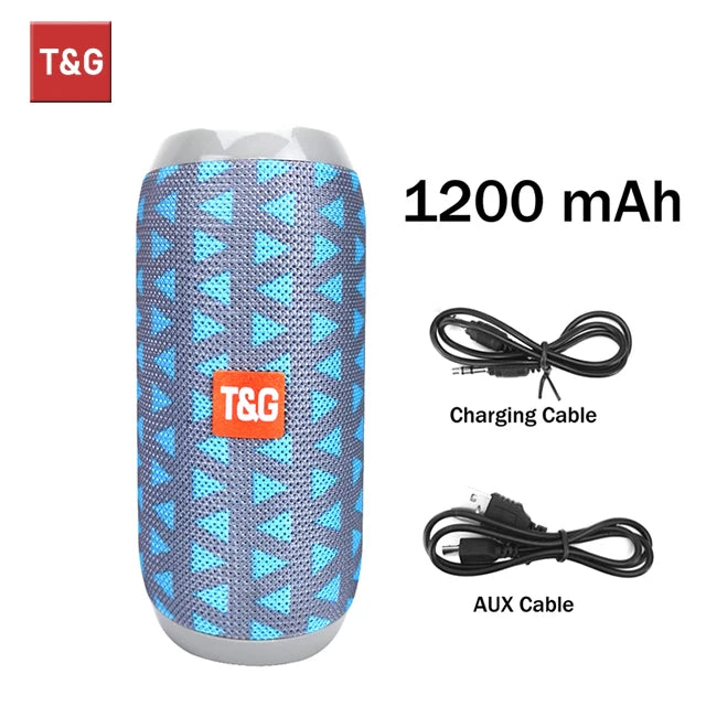 T&G TG117 Enceinte Bluetooth Portable Waterproof TWS IPX5 – CLEVI Paris