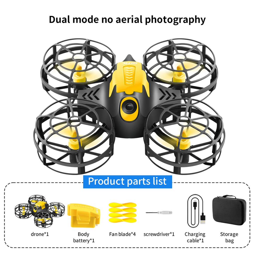 Mini Drone Télécommandé 4DRC V18 – Mode Sans Tête, Maintien d'Altitude, Flip 3D