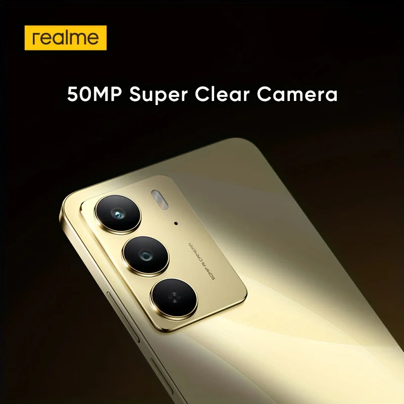 Smartphone realme C75 4G noir 256 Go – CLEVI Paris