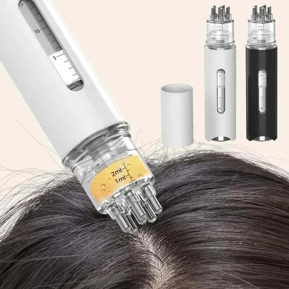 Applicateur Cuir Chevelu avec Peigne Massant | Anti-Chute & Soin Capillaire