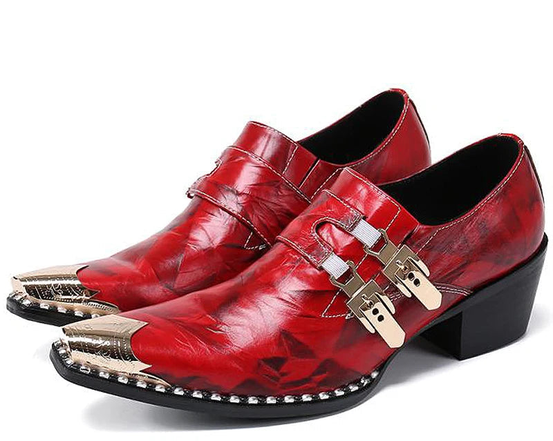 Loafers Luxe Homme Cuir Véritable Spikes Argentés & Dorés Slip-On – 14 Coloris, Tailles EU37-48 – CLEVI Paris