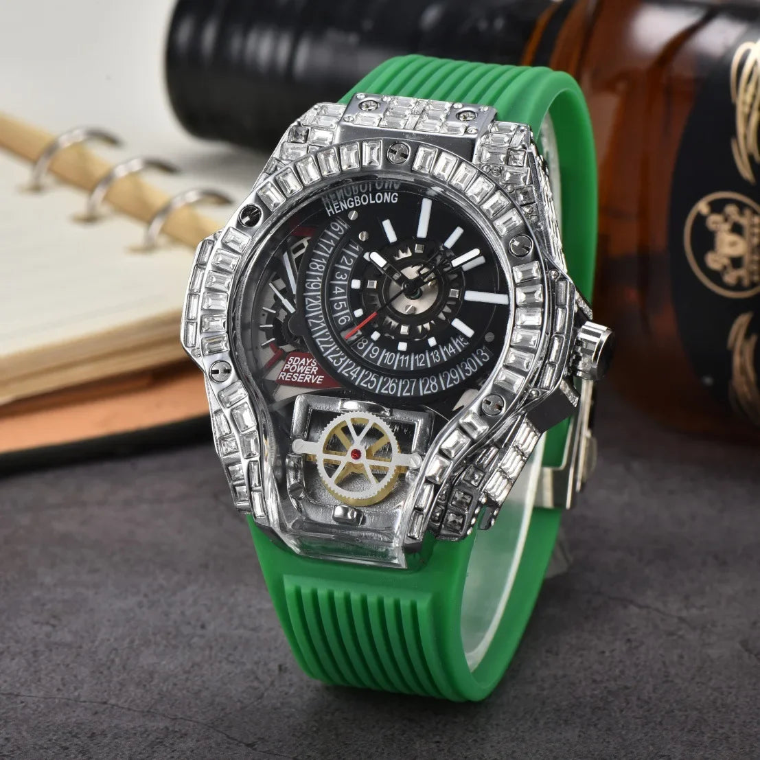 STARPERISH W01 Montre Homme Automatique Japonais Acier Inox Verre Hardlex Lumineux 3 ATM 21 Coloris – CLEVI Paris