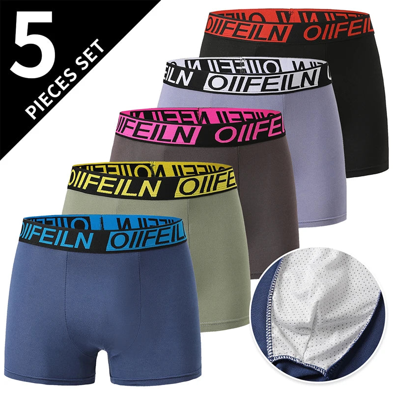 Lot de 4/5 Boxers Homme – Tailles Européennes & Motifs Mode – CLEVI Paris