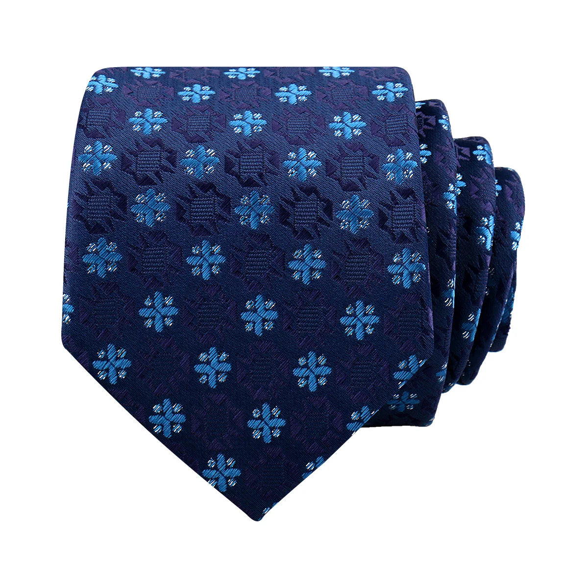 Cravate unisexe jacquard à motifs – CLEVI Paris
