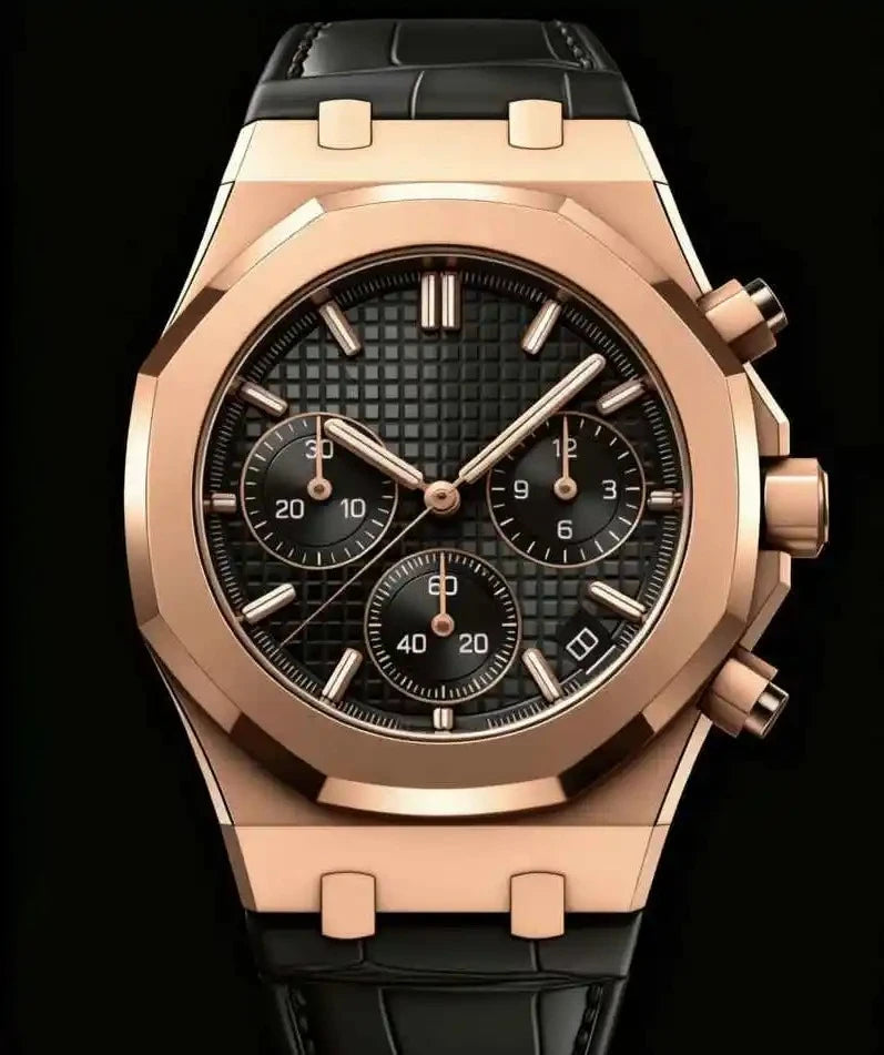 Montre Homme Automatique Acier 904L 42mm Bracelet Acier Verre Minéral 3 ATM Luxe Artisanal 12 Coloris – CLEVI Paris