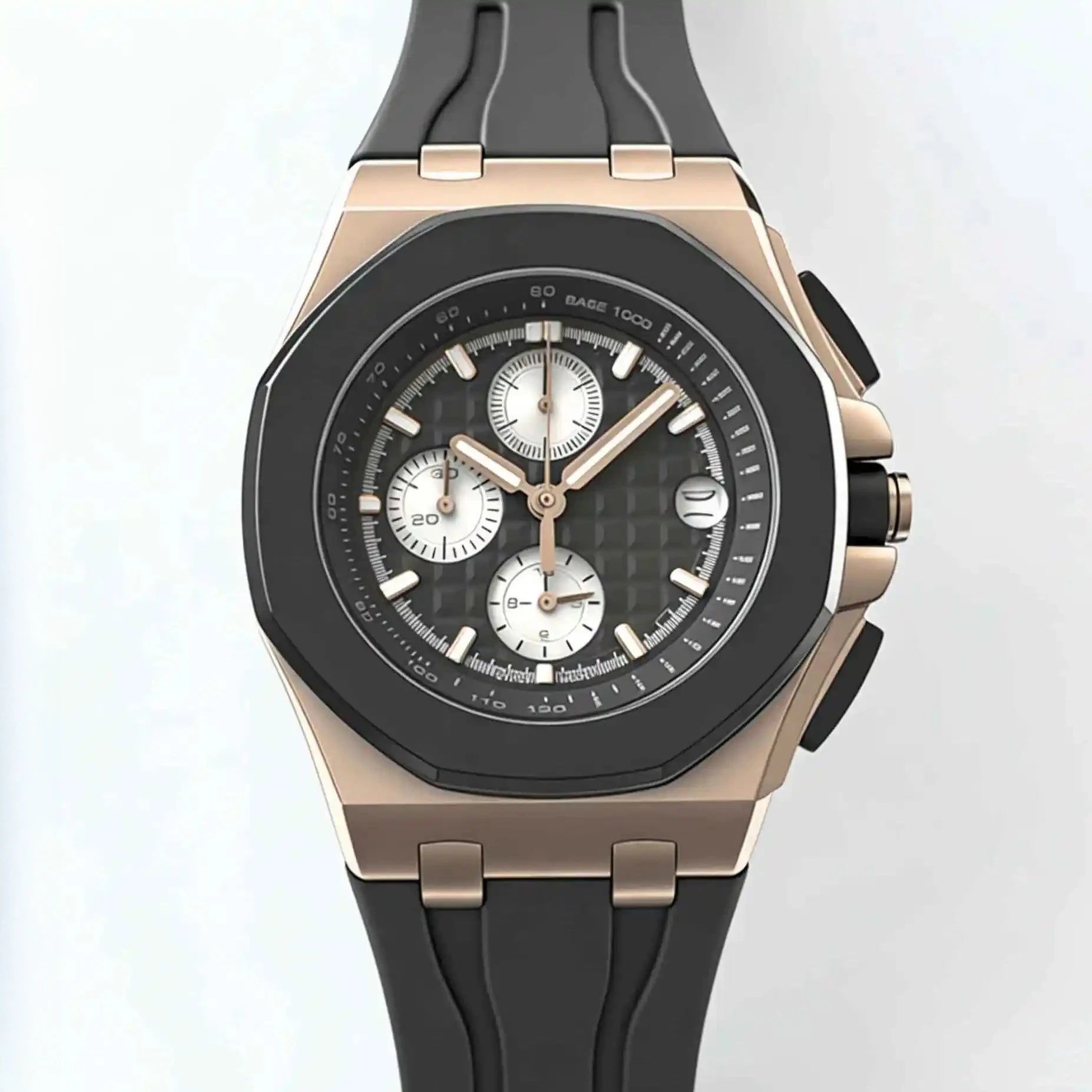 Montre Homme Automatique Acier 904L 42mm Bracelet Acier Verre Minéral 3 ATM Luxe Artisanal 12 Coloris – CLEVI Paris