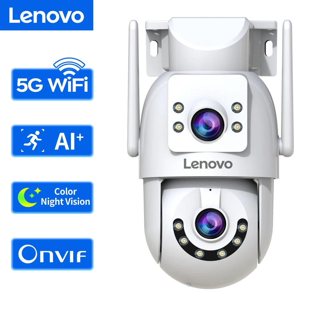 Caméra Extérieure PTZ Double Objectif 4K WiFi Dual-Band Suivi Auto IP66 – CLEVI Paris