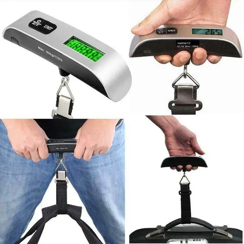 Balance Bagage Numérique Portable 50kg — CLEVI Paris