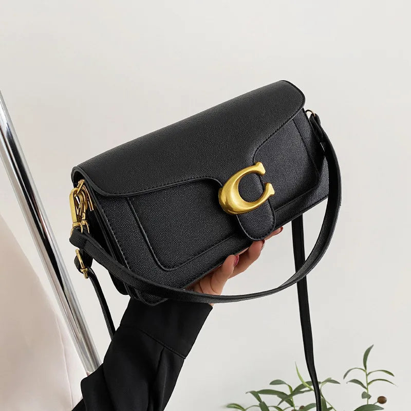 Mini Sac Carré Femme PU Double Sangle Bandoulière & Sous le Bras 4 Coloris – CLEVI Paris