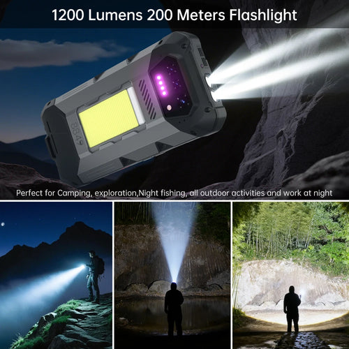 8849 Hike – Smartphone Rugged 23800mAh | 24Go RAM + 512Go | Torche 1200 Lumens | Android 14