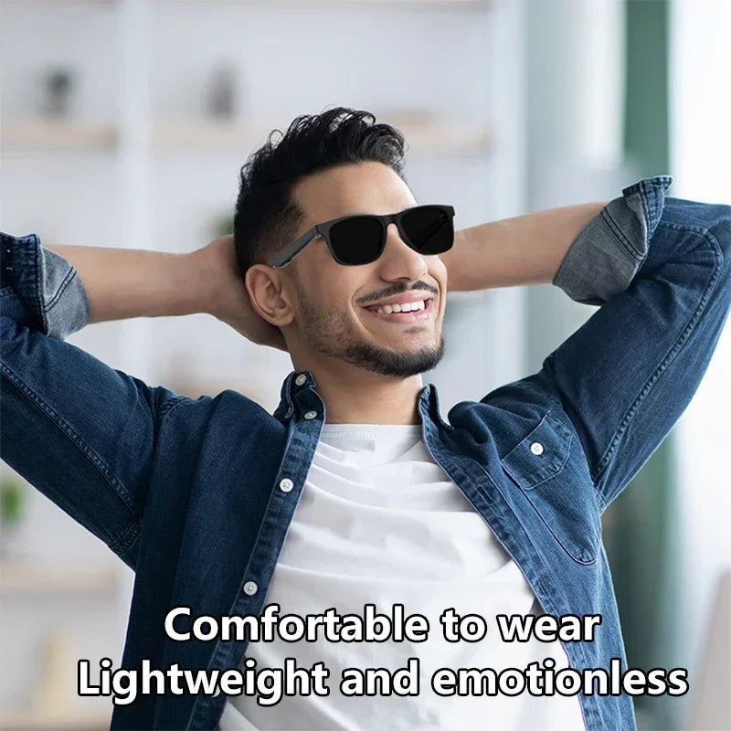 Lunettes IA Lenovo 4K Bluetooth Traducteur Tactile Unisexe – CLEVI Paris