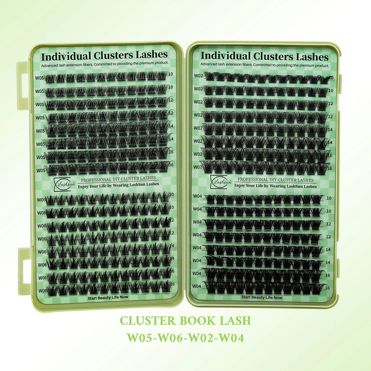Cils en grappes DIY Lashsun, courbure D – CLEVI Paris