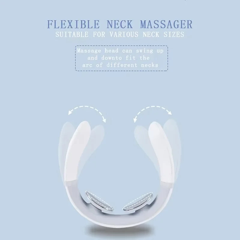 Masseur Cervical Électrique Portable USB Cou Épaules 15 min – CLEVI Paris