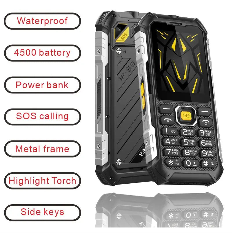 Téléphone EAOR 2G à clavier 4 500 mAh – CLEVI Paris