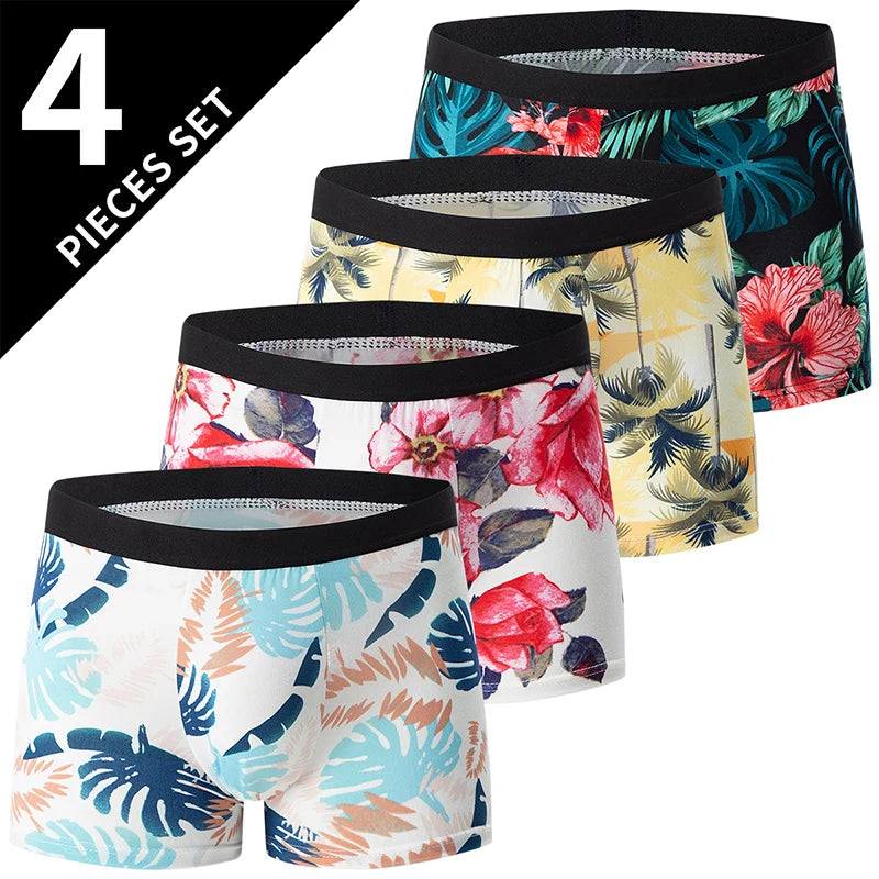 Lot de 4/5 Boxers Homme – Tailles Européennes & Motifs Mode – CLEVI Paris