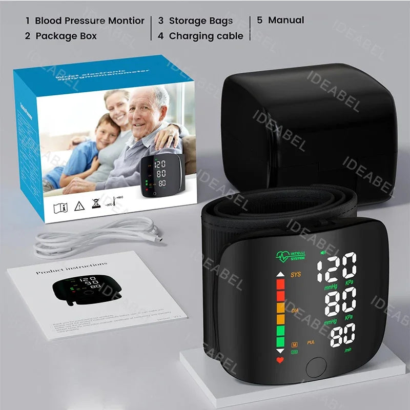 Tensiomètre Poignet LCD Vocal Rechargeable – CLEVI Paris