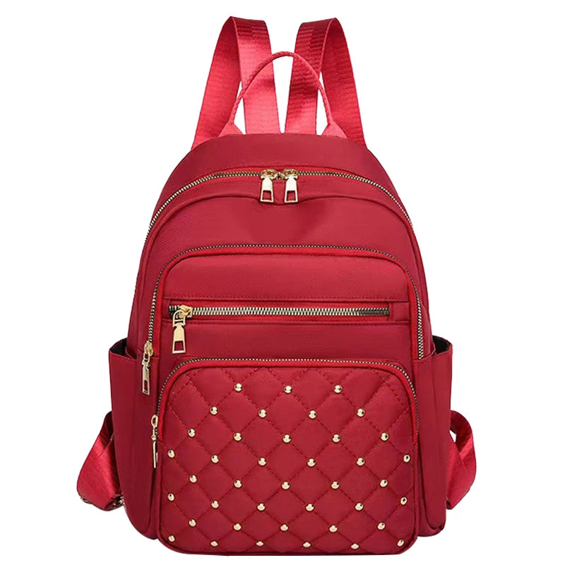 Sac à Dos Nylon Grande Capacité Femme Casual — CLEVI Paris