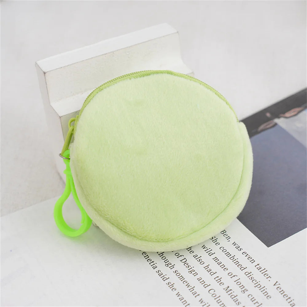 Porte-Monnaie Peluche Rond Kawaii — CLEVI Paris